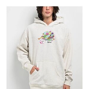 STAYCOOL Laidback Graphic Hoodie Vintage Style Oatmeal heather sz XL